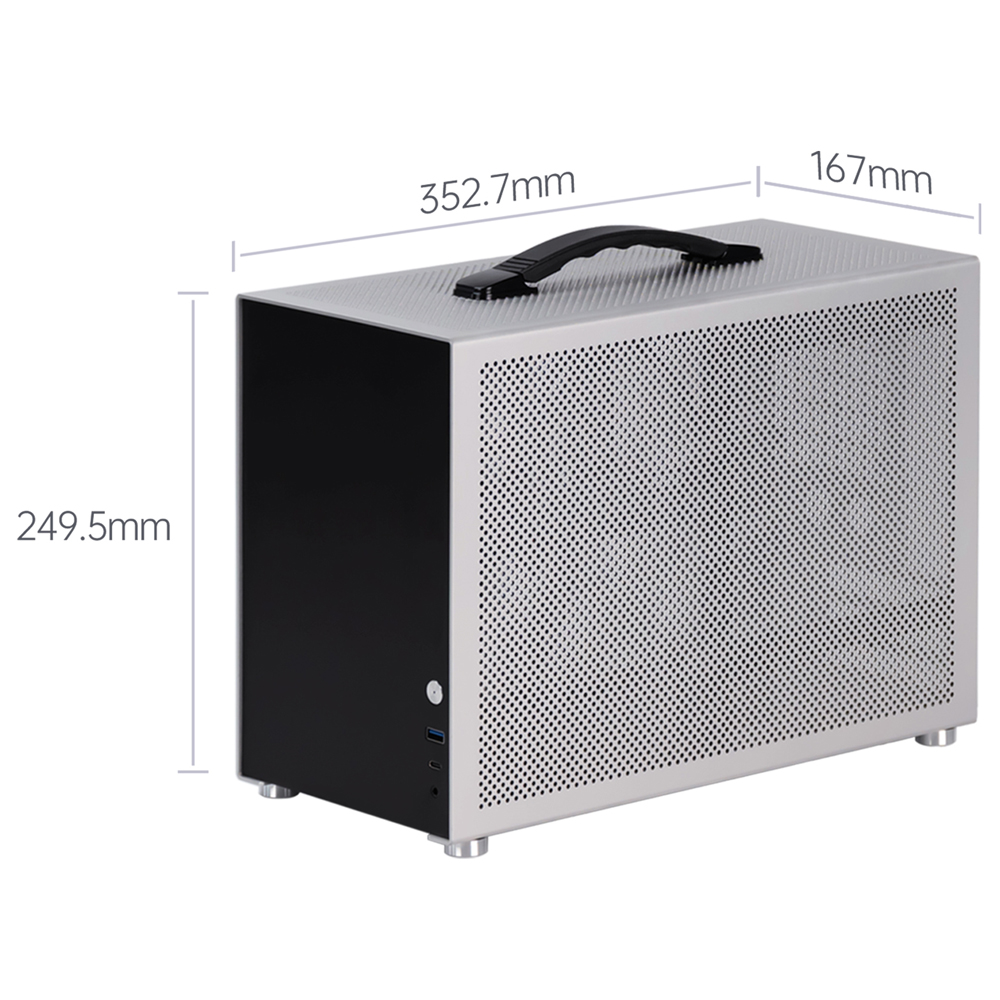 Przenośna obudowa Mini ITX PC  – Portable Aluminum Itx Case Carry Handle recenzja i cena